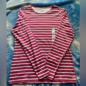 Croft & Barrow women’s classic tee shirt (long sleeve) Brand New